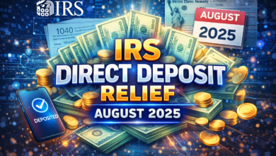 irs direct deposit relief august 2025